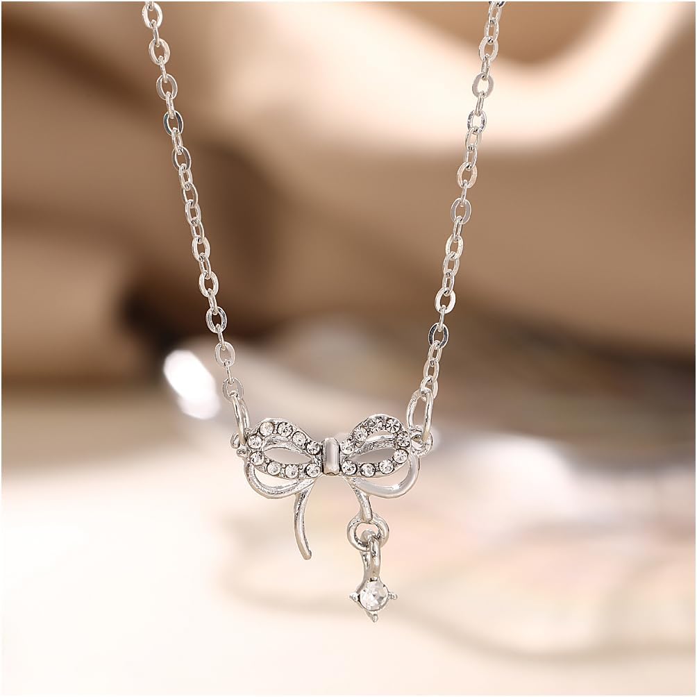 47pcs Silver Jewelry Set With 3 PCS Necklace. 11 PCS Bracelet.20pcs Hoop Stud Earrings.7pcs rings set For Women For Birthday Gifts