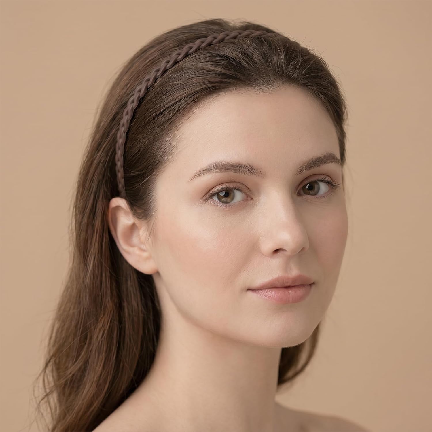 4 Pcs Toothed Plastic Headbands for Women. Non Slip Comfortable | Gripping Teeth Design Prevent Slipping Off. Flexible Comb Hair Bands for Daily Commute Home Hairstyle Fixing