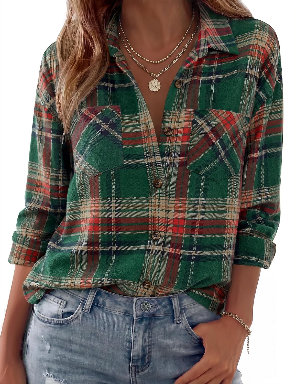 long sleeve shirts. business casual outfits. flannel jacket with pockets.